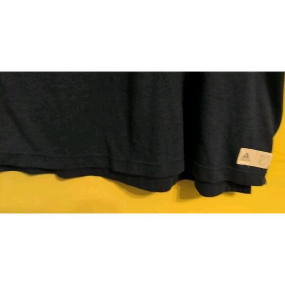 Adidas Women's Sporting Kansas City MLS Soccer Super Soft T-Shirt Navy/Gray Sz L - Picture 4 of 8